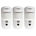 Ajax system kit 3 dtecteurs de mouvement ajax motioncam phod blanc