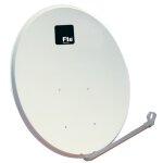 Antenne parabolique fte en aluminium fte 85 cm grise os85al - 1