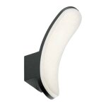 Applique led sovil virgola 12w 4000k 1050lm ip65 graphite 99198 / 16