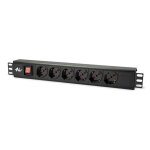 Barre d'alimentation 4power pour armoires rack 6 prises mp900406ilas