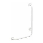 Barre d'appui droite pour toilettes handicaps gedy fortis 90 blanc 6490 - 00 - 02