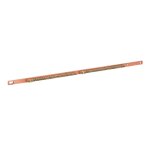 Barre en cuivre hager section 12x6 avec bornier de terre l500 uc976