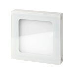 Barre lumineuse murale  led pour extrieur goccia stamp verre 6w 3000k blanc 5331bi3k