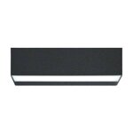 Boboli in luce applique extrieur mono asymtrique boboli recta 20w 3000k dark rca20ac