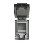 Botier vimar tanche ip66 avec fiche insre 2 modules 14962