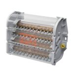 Bornier de distribution ttrapolaire gewiss 160a 500v 10ka gw44699