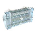 Bornier modulaire bticino 160a 4 ples 15 trous 10 modules 400411