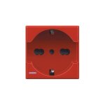 Bticino axolute prise schuko 10 / 16a rouge h4140 / 16r
