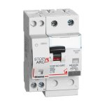 Bticino btdin stop arc avec diffrentiel 10a 1p + n 4500a 0, 03 gc8813ac10arc