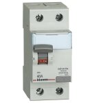 Bticino disjoncteur diffrentiel 40a 0. 03a 2p ac g723ac40