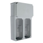 Cadre aveugle palazzoli avec 2 prises verticales ip66 579722 Cadre aveugle palazzoli avec 2 prises verticales ip66 579722
