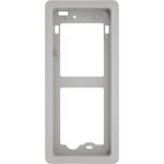 Cadre d'encastrement pour platine de rue bpt thangram chrome satiné Cadre d'encastrement pour platine de rue bpt thangram chrome satiné