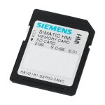 Carte memoire siemens simatic sd 2 gb pour appareils  fente 6av21818xp000ax0