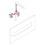 Charnires abb pour panneaux frontaux en mtal 20 pcs phfp0020