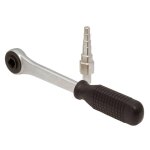 Clé à fourche pour embouts mgf avec cliquet 1 / 2 en acier 916000 Clé à fourche pour embouts mgf avec cliquet 1 / 2 en acier 916000