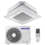 Climatiseur  cassette samsung mini windfree 12000btu 3. 5kw 60x60 r32 a + + / a + .