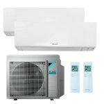 Climatiseur double split daikin perfera 12000 + 12000btu r32 wifi inverter