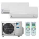 Climatiseur double split daikin sensira 12000 + 12000btu 3. 5kw + 3. 5kw