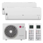 Climatiseur double split lg libero smart 12000 + 18000btu wifi