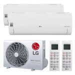 Climatiseur double split lg libero smart 9000 + 9000btu wifi