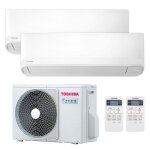 Climatiseur dual split toshiba seiya 9000btu + 12000btu 2. 5kw + 3. 3kw wifi Climatiseur dual split toshiba seiya 9000btu + 12000btu 2. 5kw + 3. 3kw wifi