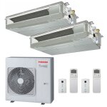 Climatiseur dual canalisé toshiba 6 + 6kw 22000 + 22000btu Climatiseur dual canalisé toshiba 6 + 6kw 22000 + 22000btu