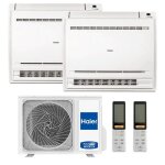 Climatiseur haier double console 2. 5kw + 3. 5kw r32 wifi Climatiseur haier double console 2. 5kw + 3. 5kw r32 wifi
