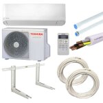 Climatiseur toshiba seiya 3. 3kw 12000btu r32 wifi avec kit d'installation