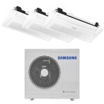 Climatiseur triple split  cassette 1 voie samsung windfree 2. 6 + 2. 6 + 2, 6kw 9000 + 9000 + 9000btu ...