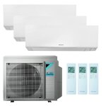 Climatiseur triple split daikin perfera 9000 + 9000 + 12000btu r32 wifi inverter