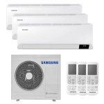 Climatiseur triple split samsung cebu 9000 + 12000 + 12000btu wifi inverter r32 a + +
