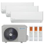 Clivet by midea climatiseur triple split clivet ezcool 9000 + 12000 + 12000btu inverter r32 a + + / a ...