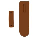 Contact magntique slim elkron dc600 / br  batterie marron 80mm1f00113