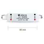 Contrleur mini gradateur  pousser ledco pour le contrle de la bande de lumire led dm550
