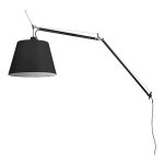 Corps de lampe artemide tolomeo mega avec interrupteur noir 0564030a