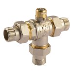 Corps vanne  bille comparato sintesi 3 voies m 1 / 2 pouce sc3a3a