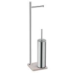 Drouleur avec pot  balai gedy trilly chrome / beige tr32 - 03