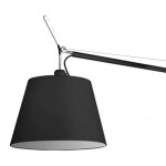 Diffuseur artemide noir pour lampes tolomeo mega 420mm 0772030a