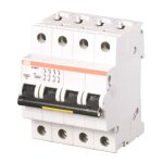Disjoncteur abb s204p 40a 4p 15ka c 4 modules s590822