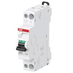 Disjoncteur differentiel abb 1p + n 16a 30ma ac 4. 5ka 1m ds301clc16a30