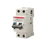Disjoncteur diffrentiel abb 40a 30ma 1p + n 1p + n type a 6ka 2 modules ds201c40a30