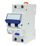 Disjoncteur diffrentiel gewiss 20a 2p 300ma ac 6ka 2 modules gw94138