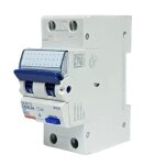 Disjoncteur diffrentiel gewiss 25a 1p + n 300ma ac 6ka 2 modules gw94119