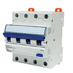 Disjoncteur diffrentiel gewiss 25a 4p 30ma ac 6ka 4 modules gw94169