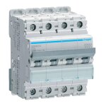Disjoncteur magntothermique automatique hager 4p 20a 10ka courbe d 4m ndn420a