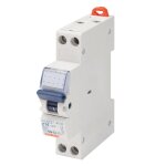 Disjoncteur magntothermique gewiss 16a 1p + n 6ka c 1 module gw90227