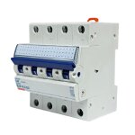 Disjoncteur magntothermique gewiss 40a 4p 6ka c 4 modules gw92091