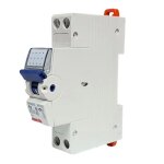 Disjoncteur magntothermique gewiss 6a 2p 6ka c 1 module gw90245