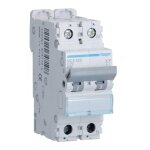 Disjoncteur magntothermique hager 1p + n 20a 6ka 2 modules courbe c mca520