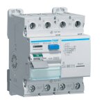 Disjoncteur magntothermique hager 4p 40a 300ma b 4 modules cfb640e